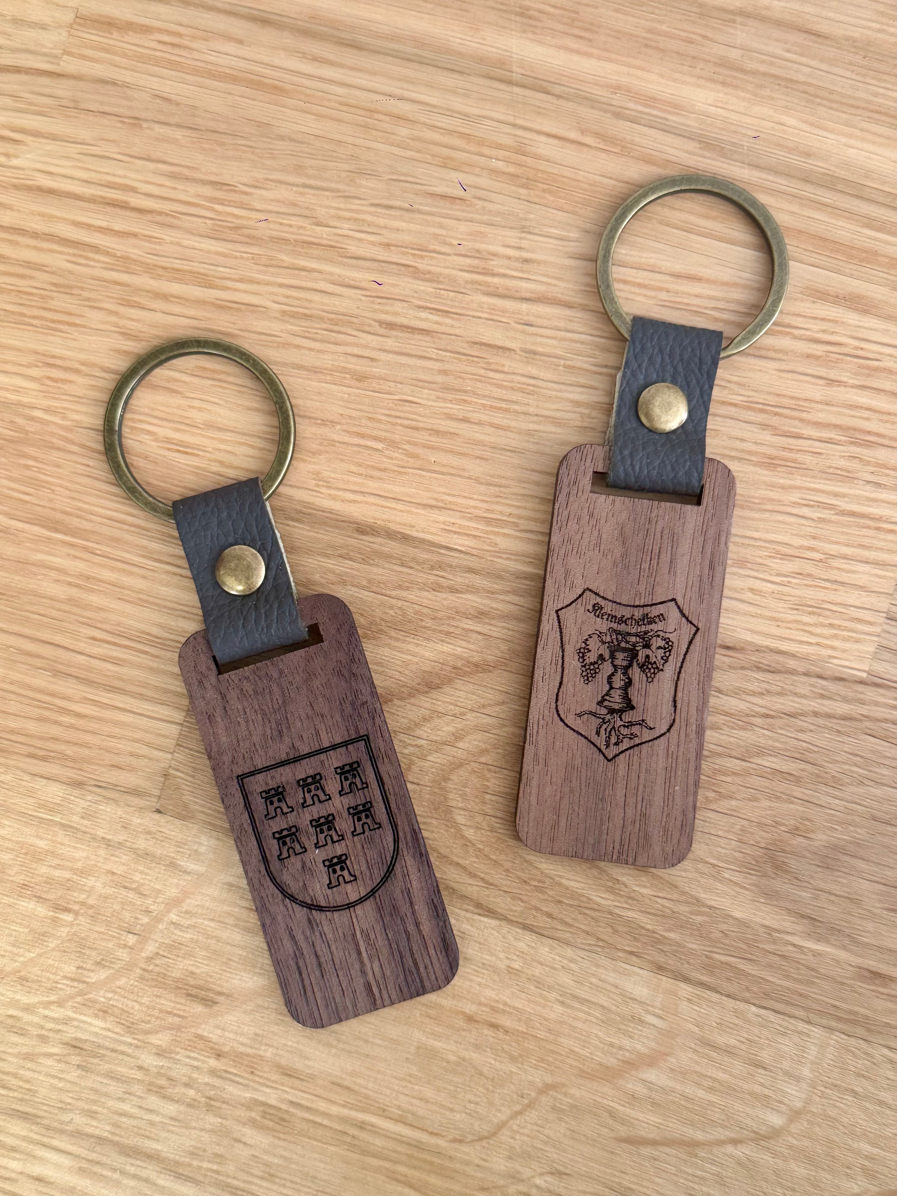 Schlüsselanhänger Holz